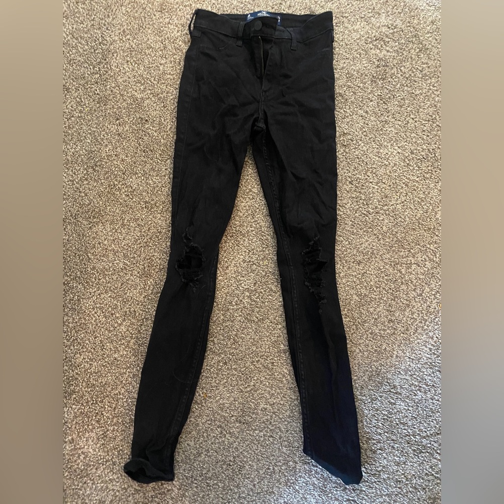hollister ripped jeans
